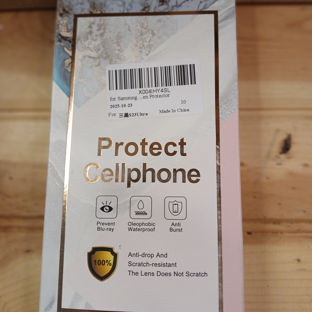 Samsung Pink and White Screen Protector - Protect Cellphone